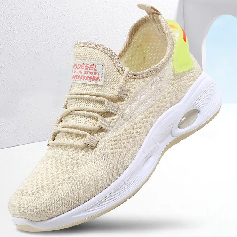 Summer women's shoes mesh breathable hollow mesh flat shoes anti-skid casual shoes fashion lightweight sports small white shoes