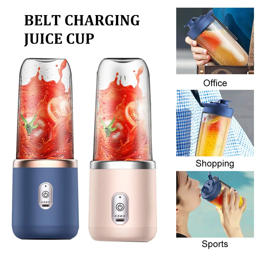 

400ml Portable Mixer Juicer Cup Personal Blender Rechargeable Cordless Blender Cup for Smoothie Milkshake Juice Baby Food