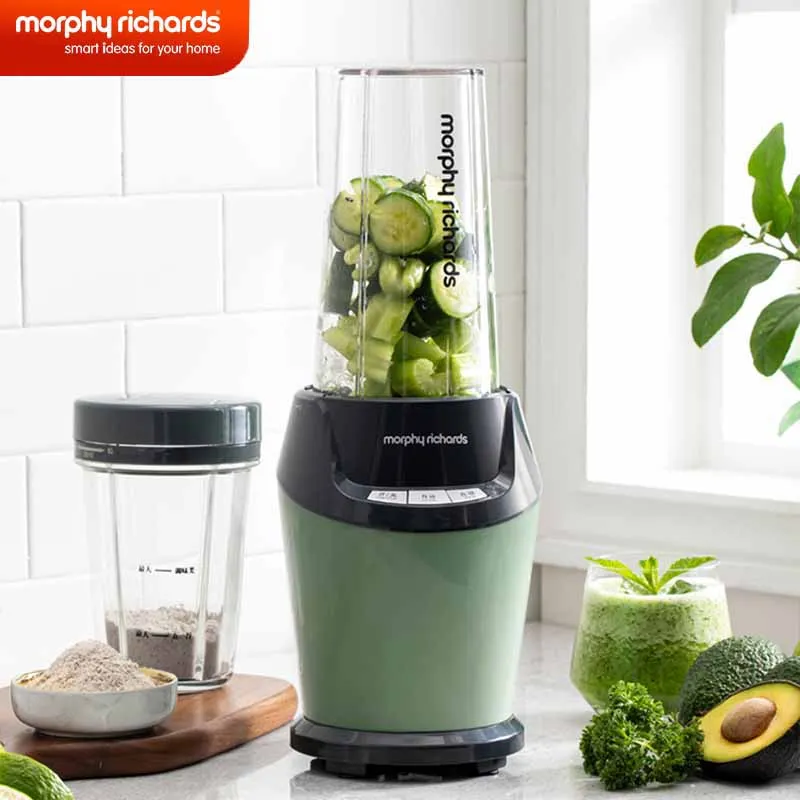 

Кухонный миксер Morphy Richards, домашний измельчитель, многофункциональный портативный кухонный Блендер 2 в 1, двойная чашка, Высококачественная ...