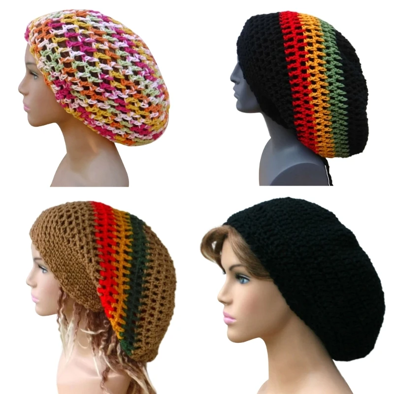 Вязаные шапки теплая массивная шапка с черепами мешковатые напуском черепом