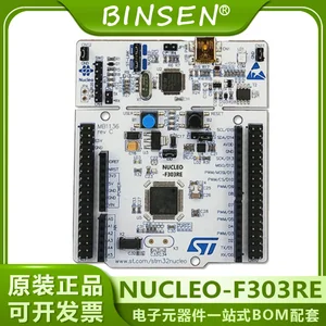 Spot NUCLEO-F303RE adopts STM32F303RE MCU STM32 Nucleo-64 development board.