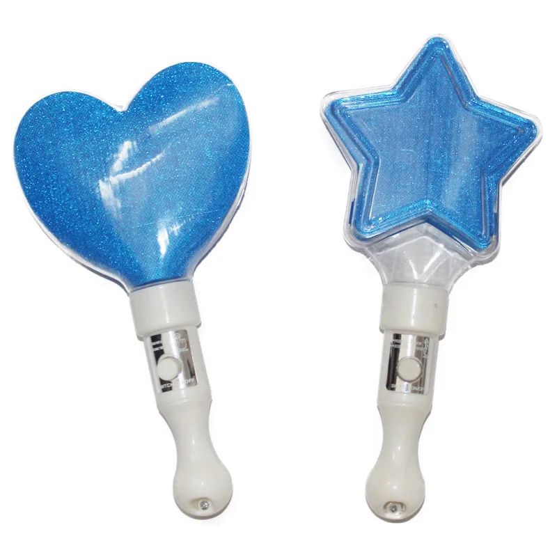 5 синих флуоресцентных палочек Сияющая Звезда пятиугольные светящиеся палочки