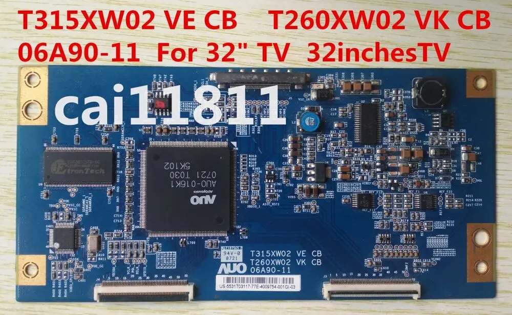 

Для платы T-Con AUO T-Con board T315XW02 VE CB T260XW02 VK CB 06A90-11