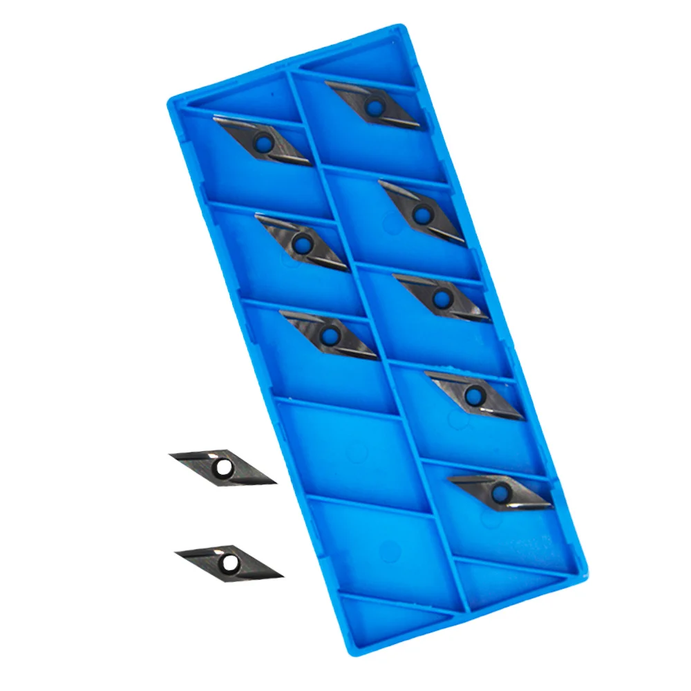 10 шт. ромбовидная Поворотная вставка инструменты для обработки кутикулы с ЧПУ