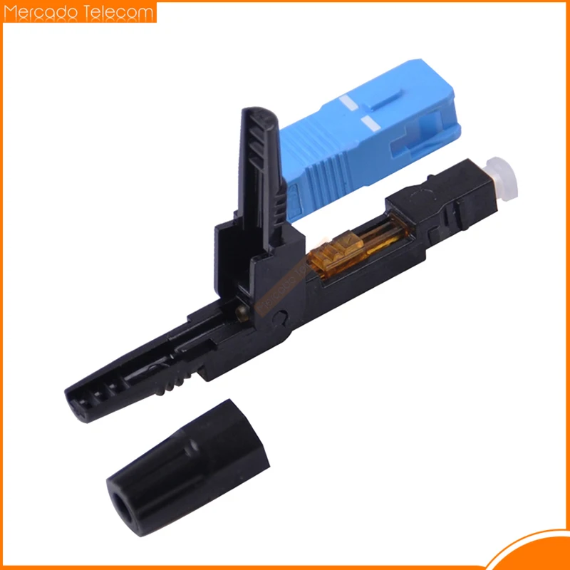 100pcs Lot Quick Field Assembly FTTH Embedded Fiber Optic Fast Connector 50pcs SC APC SM Fiber Optic SC UPC Cold Connector