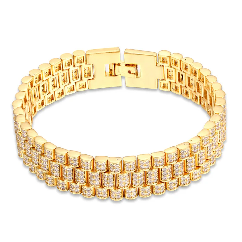 

Watch Band Style Diamond Bracelet