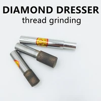 flat head f type diamond dresser for thread grinding wheel tool dressing pen tapered tip repair abrasive cutter sharpener 1pc