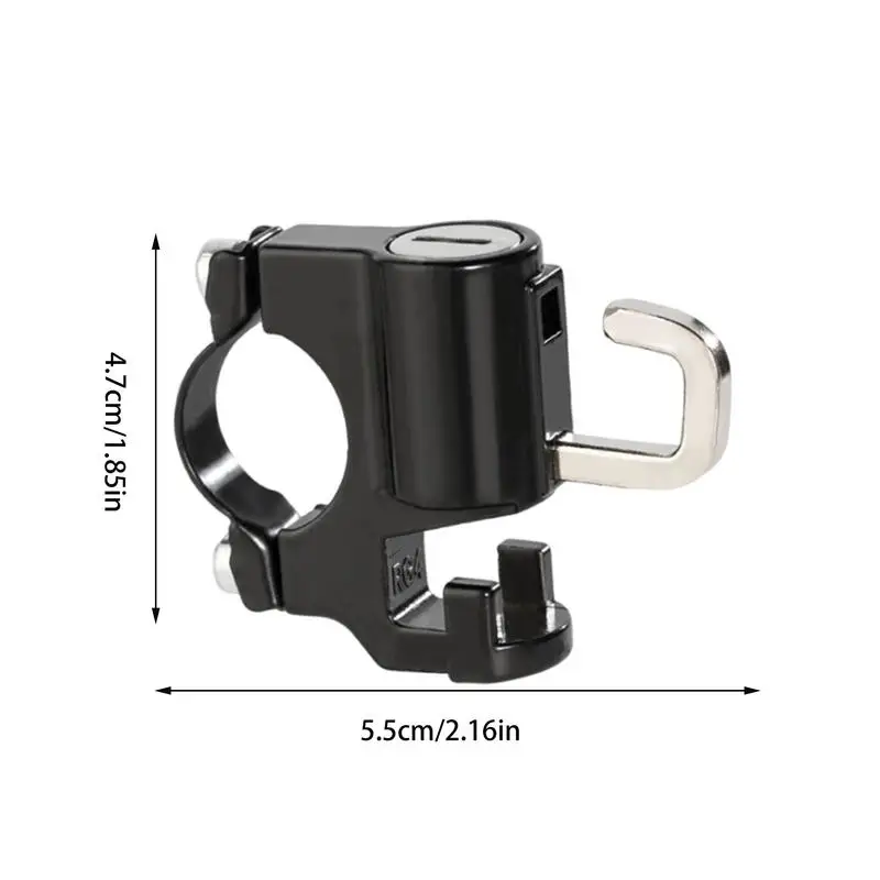 Замок для руля скутера с 2 крючками