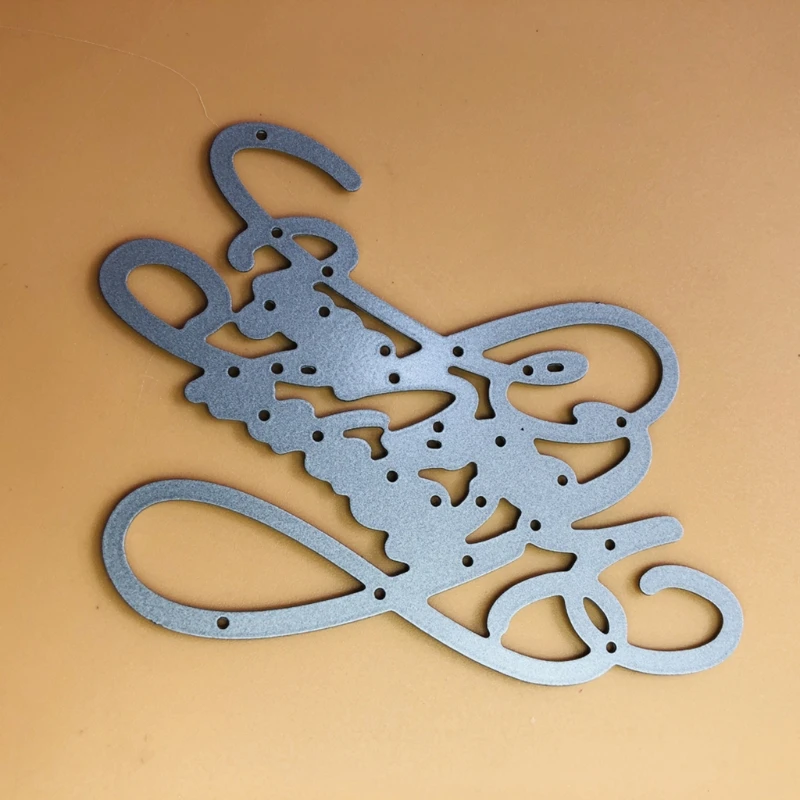 

X6HD Happy New Year Metal Cutting Dies Stencil Scrapbooking DIY Album Stamp Paper Card Embossing Decoration