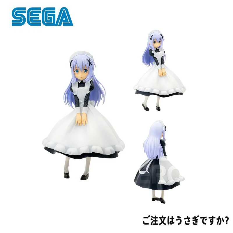 Фото В наличии, 100% оригинал: Фигурка SEGA Is The Order A Rabbit Kafuu Chino, новая, в коробке, аниме-атрибутика. №4