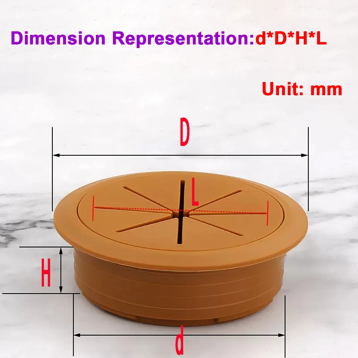 

Computer Desk Laptop Desktop Wiring Decoration Opening Circular Hole Seal Cover