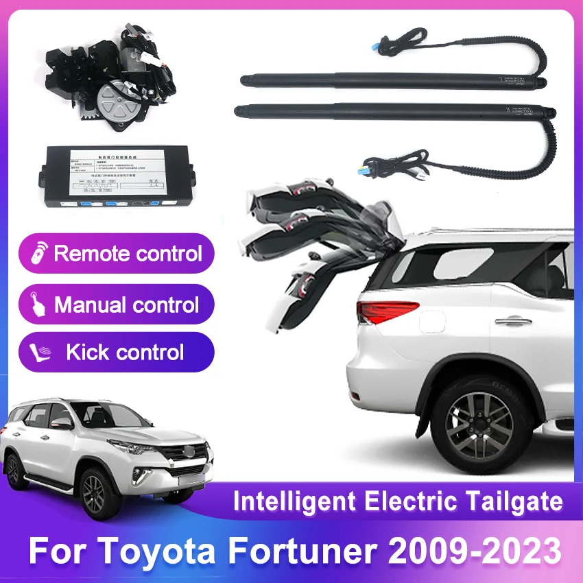 

Автомобильная электрическая задняя дверь для Toyota Fortuner 2009-2023, интеллектуальная задняя дверь с питанием, обновленная декорация багажника