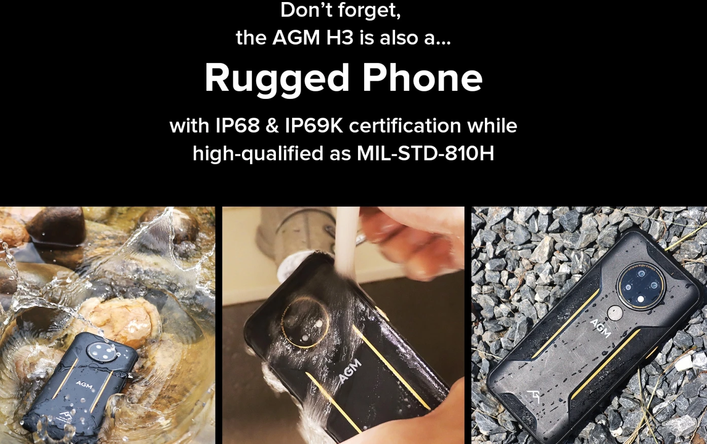 Agm H3 смартфон с 5 5-дюймовым дисплеем процессором Mtk6762 ОЗУ 4 Гб ПЗУ 64 ГБ 4G 2025 Гц