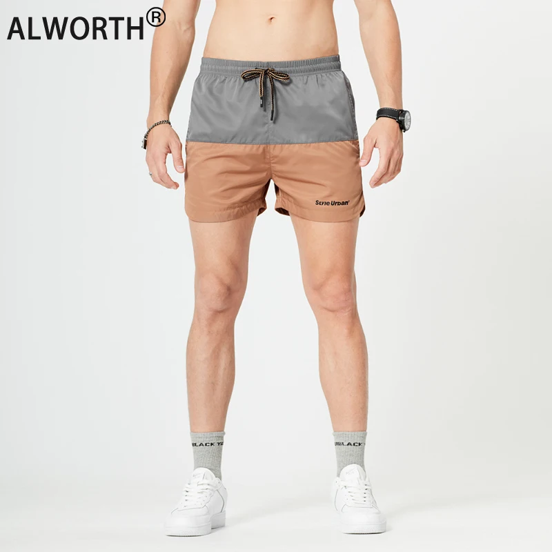 

2022 New Men's Shorts Oversized Summer Casual Splicing Shorts Men's Loose Contrast Color Outdoor Running Pants Men's Shorts