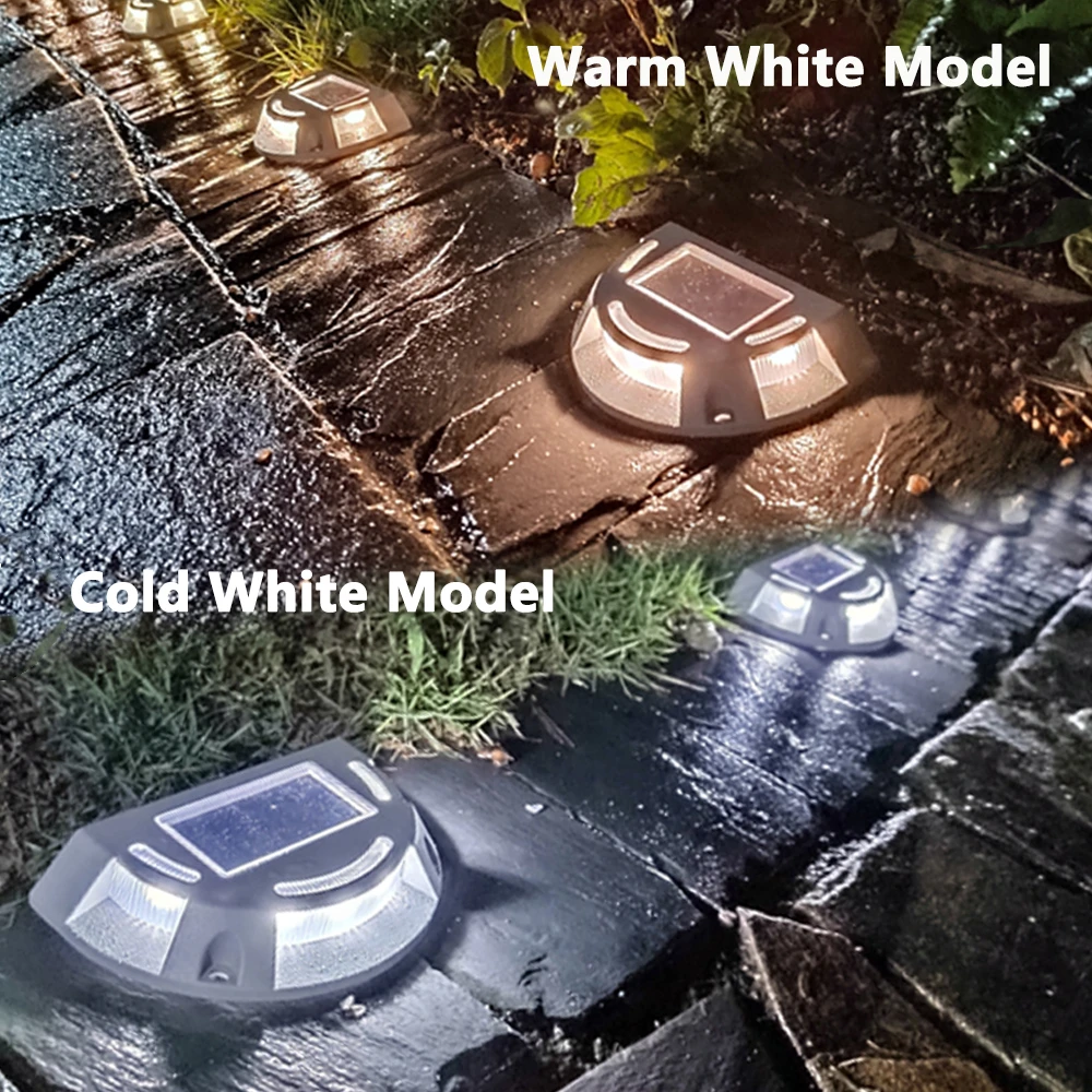 

Уличный светильник на солнечной батарее для лестницы Светильник ъездной дорожки, светодиодный водонепроницаемый дорожный маркер на солнечной батарее для дорожек, шагов, сада, земли, тротуара