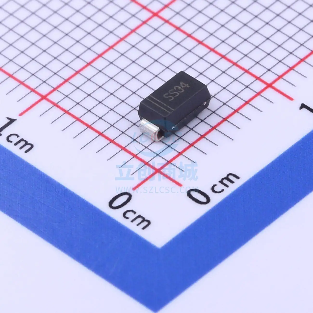 

free shipping 40V 3A 550mV@3A SS34AT50pcs