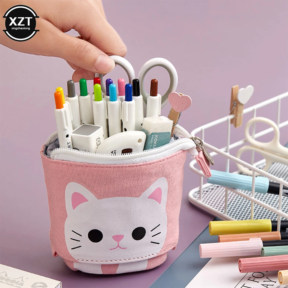 Case Telescopic Holder Large Capacity Stationery Cases Boy Girl Gift For Kids School Stationerys Supplie