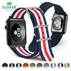 Ремешок Eastar нейлоновый для Apple Watch 3 2 1 42 мм 45 мм, браслет для iwatch 7654 SE, нейлоновый браслет для наручных часов