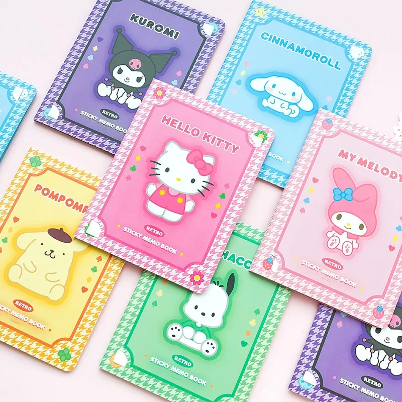 Мультяшный Sanrio Kuromi Note Book Melody Cinnamoroll удобная книга аниме Hello Kitty паста блокнот