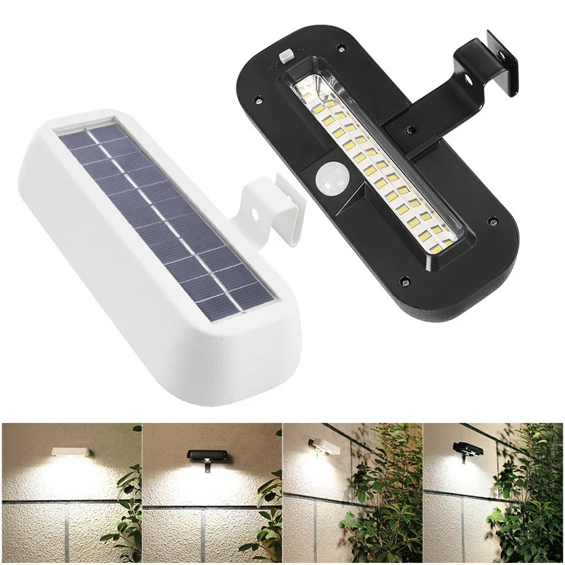 

Solar Fence Light Human Body Induction Motion Sensor Outdoor Waterproof Garden Yard Street Sink Wall Lamp Solar LED Wall Light