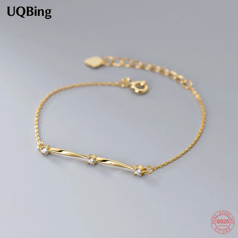 

Женский браслет из серебра 925 пробы, с фианитами