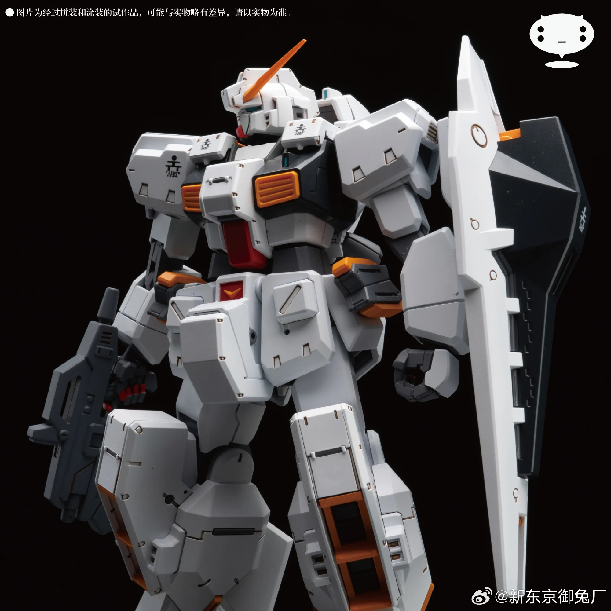 Фото Сборная модель меха Tokyo Rabbit Factory Rabbit Reboot Series AOZ TR-1 Hazel Custom HG 1/144, аниме-робот, пластиковая модель, игрушка №4