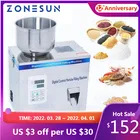 Машина для розлива порошка ZONESUN 1-100 г, автоматическое интеллектуальное Взвешивание частиц, зерна, лекарственных семян, фруктов, соли, упаковочный наполнитель