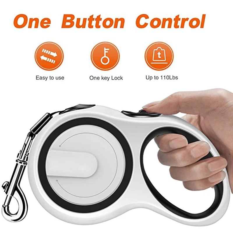 Автоматический выдвижной ремень для собак нейлоновая прочная веревка прогулок с