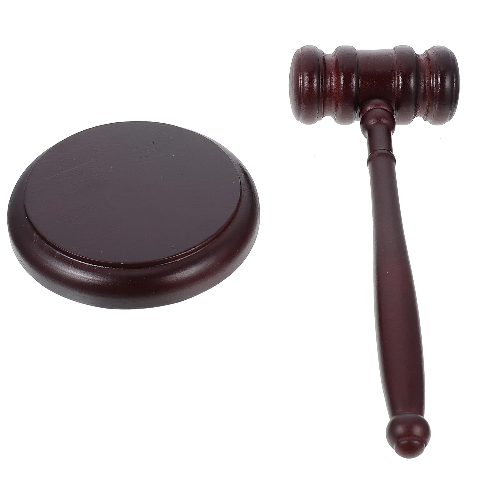 Judge's Set Gavel and Block Set Judge Wooden Wood Gavel