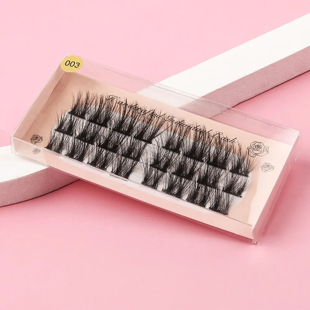 

Exaggerated Thick Half Segment False Eyelashes European And American Style Fake Lashes Professional Self-grafting Eyelashes