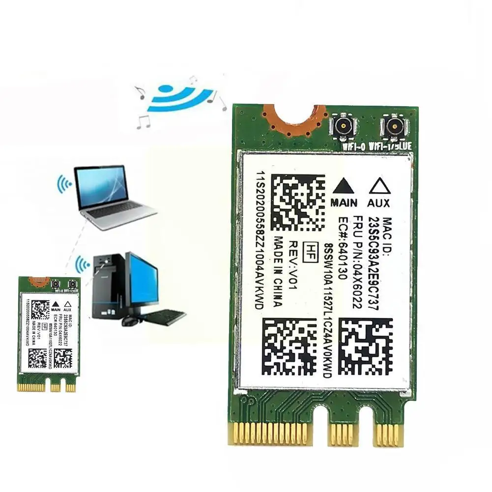 

For G40-70 G40-80 G50-80 B40-80 Z40-70 E455 Card Fru E555 Qcnfa335 04x6022 Wireless M.2 Ngff Nfa335 Atheros L3c2