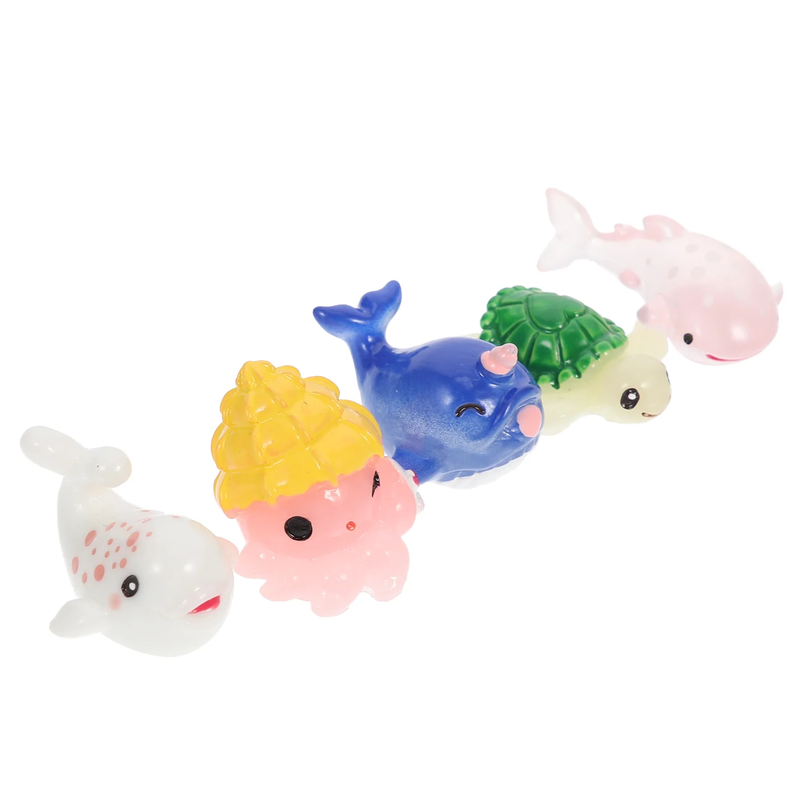 

Миниатюрные фигурки, Акула, осьминог, черепаха, для ванной, для украшения ландшафта