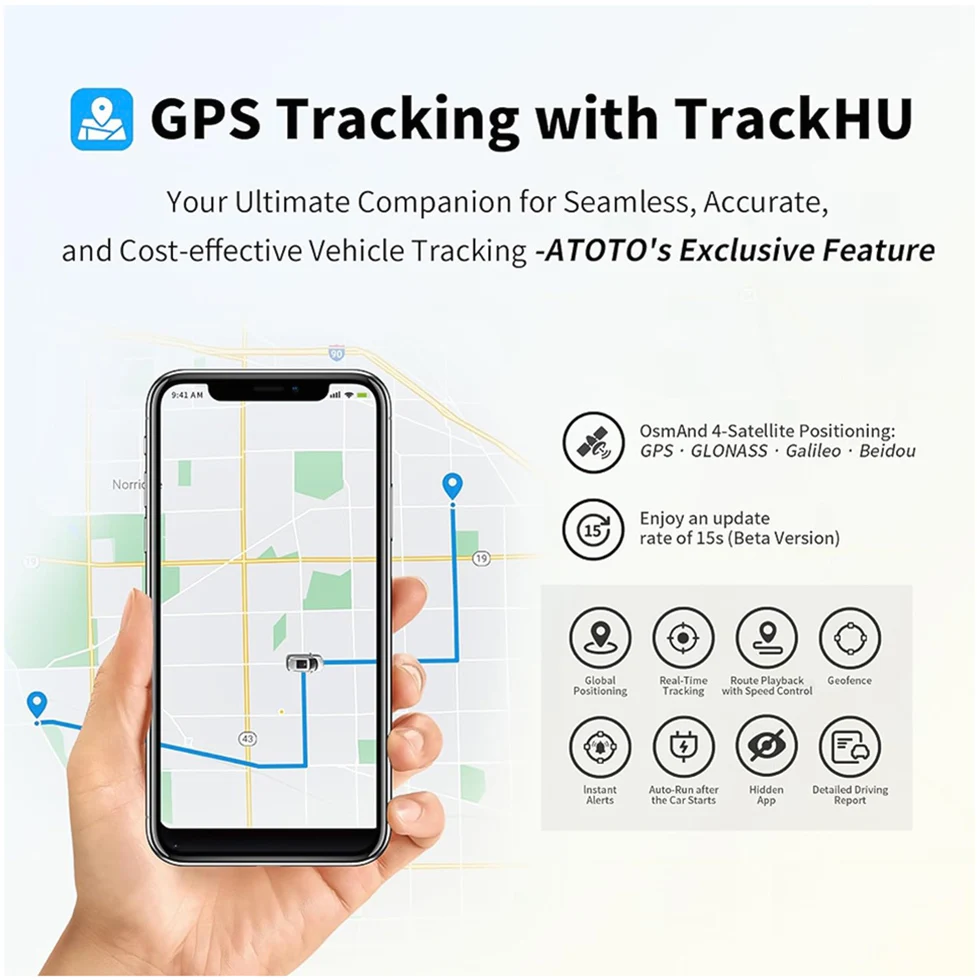 Мультимедийная магнитола ATOTO мультимедийная стерео-система на Android с 10 1-дюймовым