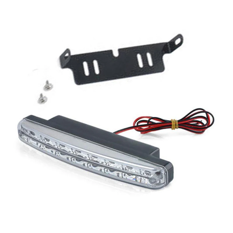 

Дневные ходовые огни для стайлинга автомобиля, 8 светодиодов, 1 шт., противотумансветильник дневные фары для автомобиля, Налобные фонари для ...