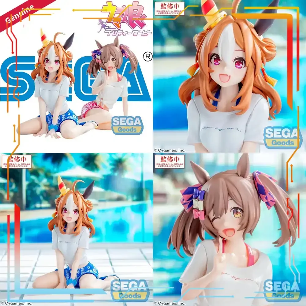 Фото Официальная лицензированная коллекционная фигурка Sega Umamusume Pretty Derby: Копано Рикки, Смарт Фалькон, Гейз он Ми (предварительно окрашенная) №1