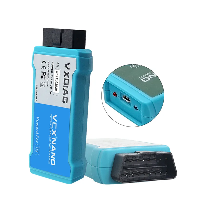 Диагностический кабель VXDIAG VCI J2534 OBD2 сканер VCX NANO для автомобилей Toyota