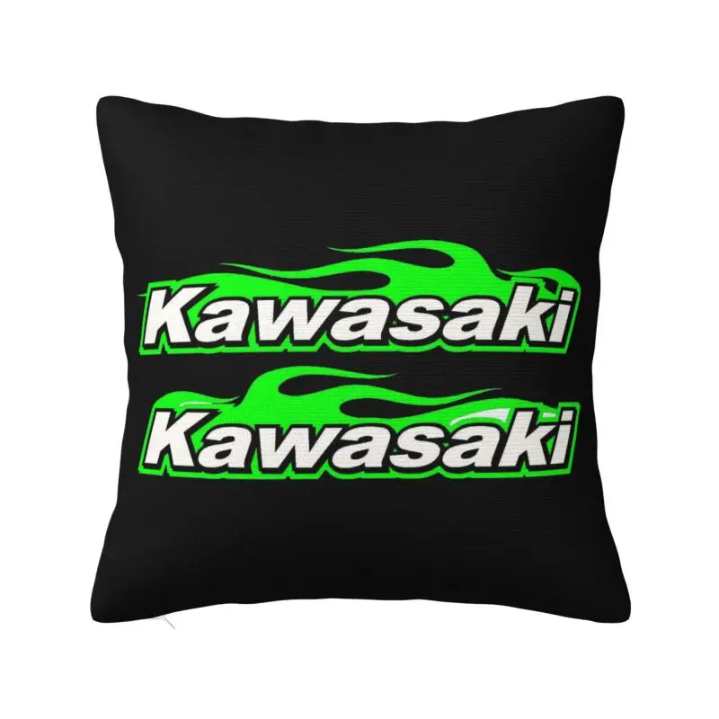 

Современные наволочки для диванных подушек Kawasaki для мотоспорта и гонок, домашний декор, диванная подушка