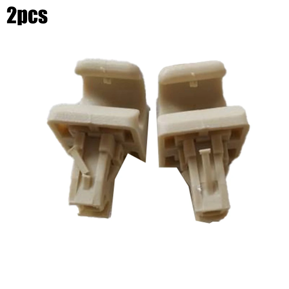

2pcs Car Sun Visor Hook Clip Holder 74348-33040 For Toyota Corolla 2003-2008 Highlander 01-07 Prius 04-09 Solara 04-08 RAV4