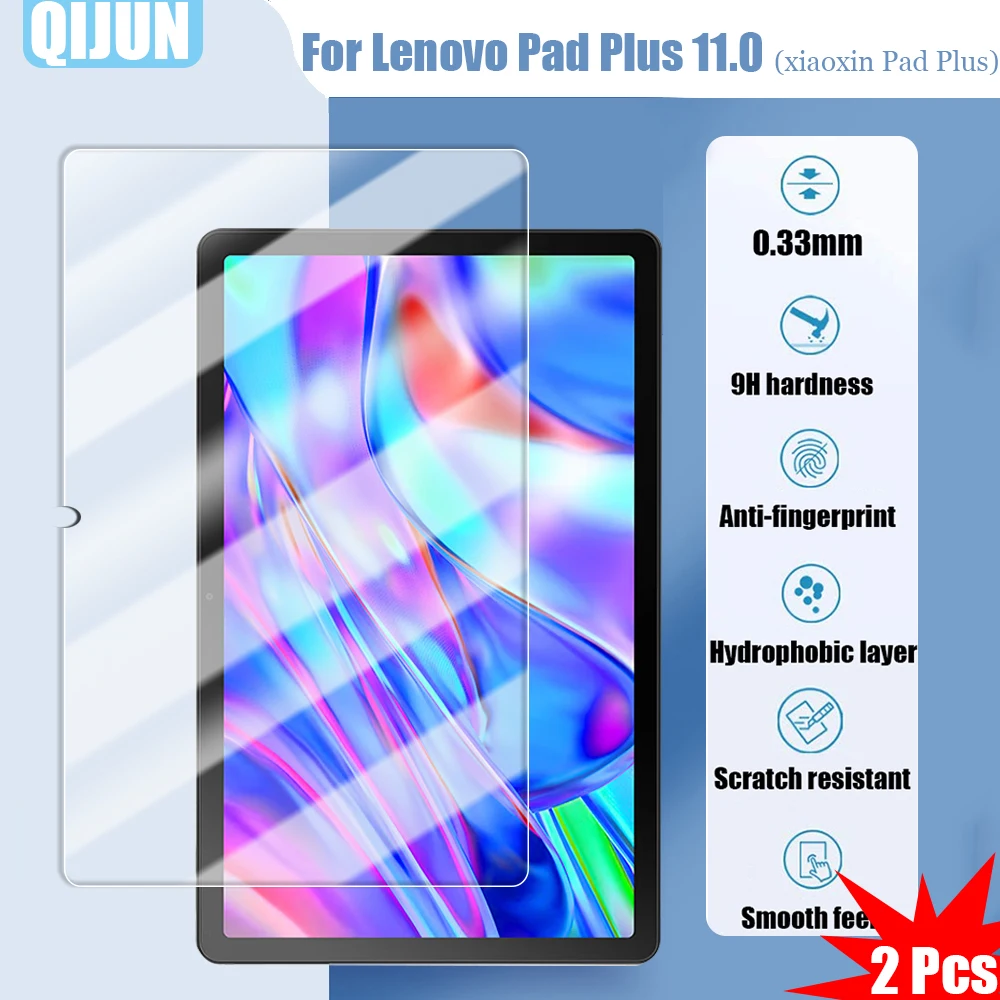 

Tablet Tempered glass film For Lenovo Tab Pad Plus 11.0" 2021 Explosion proof and Scratch Proof resistant waterpro 2 Pcs Xiaoxin