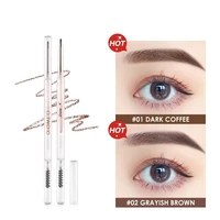 double head eyebrow pencil long lasting waterproof 3 colors eye brow pen tint mascara enhance cosmetics beauty women makeup