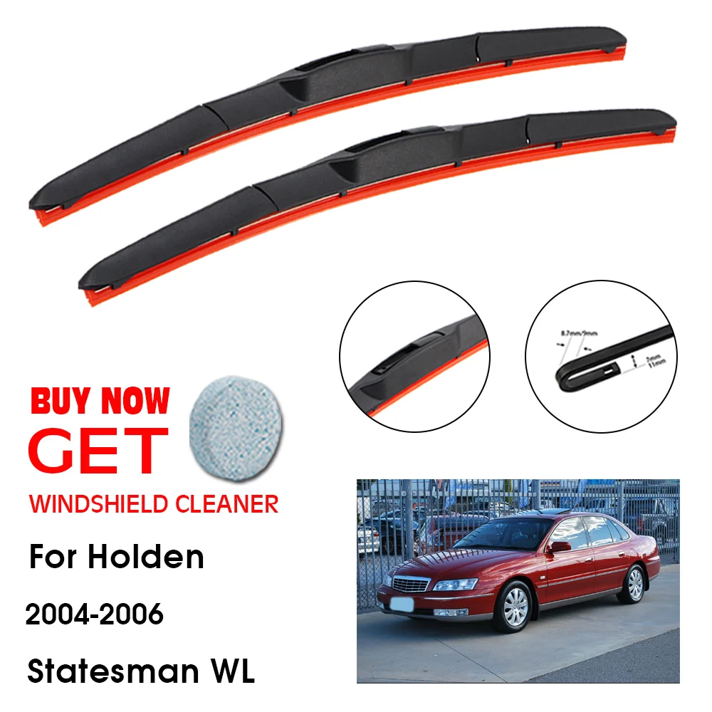 

Стеклоочиститель автомобильный для Holden Statesman WL 22 + 20 "2004-2006, стеклоочиститель переднего стекла, ветрового стекла, силикагелевые стеклоочисти...