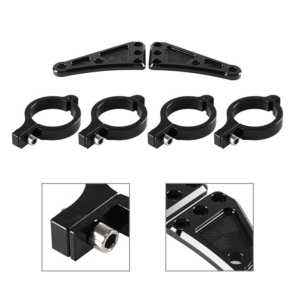 

Aluminium Headlight Headlamp Mount Bracket For Harley Honda Kawasaki Yamaha For Suzuki Motorcycles with 41mm Fork Tubes