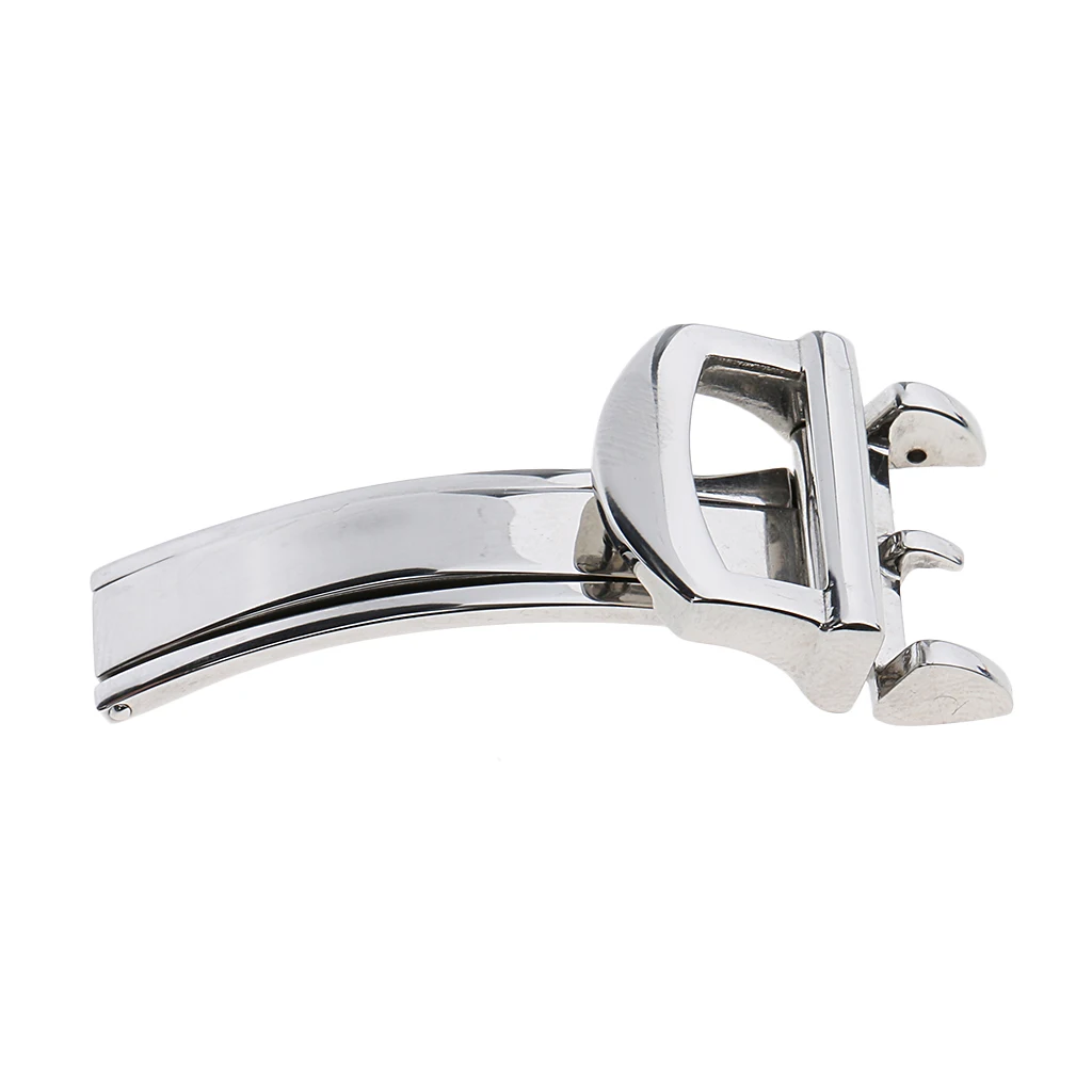 

Men's Watch Accessories Watch Clasp, Polished Stainless Steel, Pin Buckle 16mm