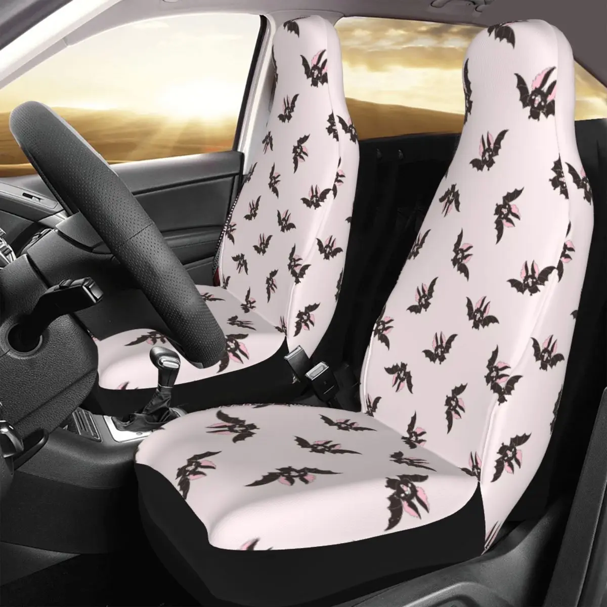 

Bat Halloween Bats Universal Car Seat Cover Off-Road AUTOYOUTH Flying Vampire Animal Seat Covers Fabric Seat Protector
