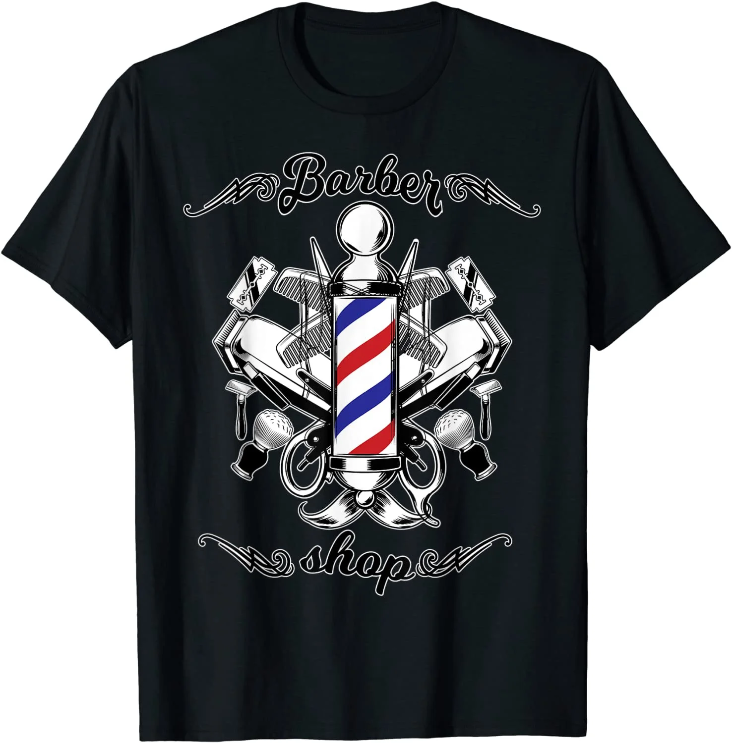 

Barber Shop TShirt Hairstylist Hair Barbers Gift Tee Shirt