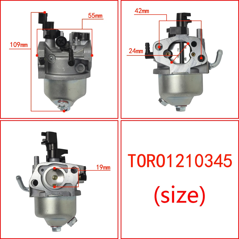 Фото Карбюратор для снегоуборщика 520-870, замена 121-0345 для Power Max 926 OXE 928 OE, прокладка не входит в комплект. №2