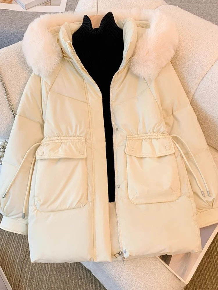 Зимний пуховик с хлопковой подкладкой верхняя одежда для женщин новинка 2024