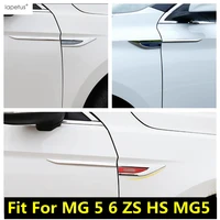 car universal sticker decal side door fender label sport emblem badge decor kit for mg 5 6 zs hs mg5 stainless steel accessories