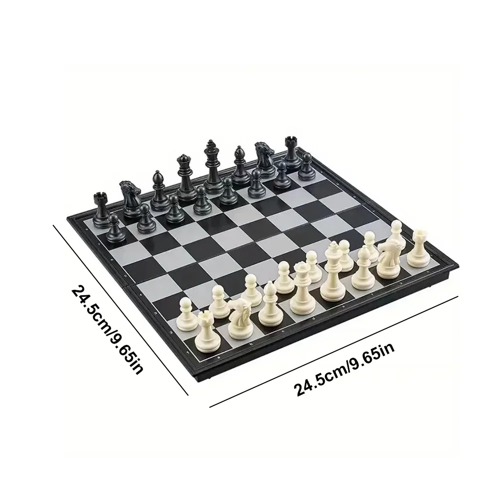 Складной магнитный международный шахматный набор настольная игра шахматная