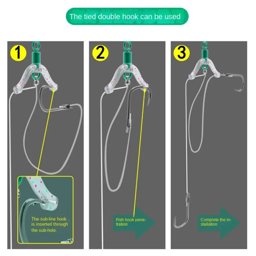 Y-образное поворотное кольцо разделитель для рыбалки космических бобов разъем